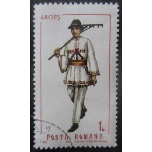 Roumanie N°2443 Costume Régional Oblitéré