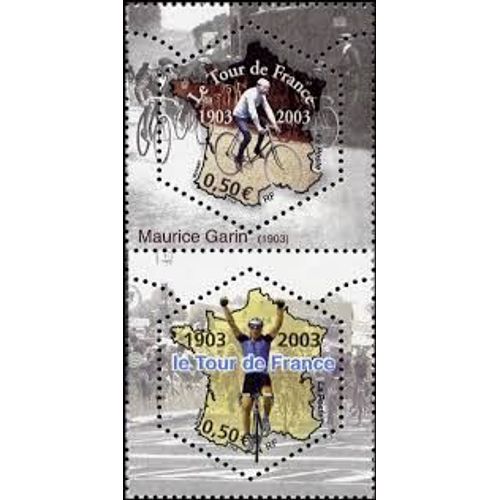 Sport : Cyclisme : Centenaire Du Tour De France Paire Verticale Année 2003 N° 3582 3583 Yvert Et Tellier Luxe
