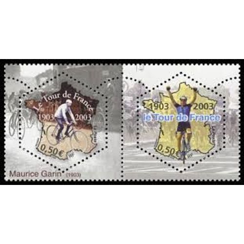 Sport : Cyclisme : Centenaire Du Tour De France La Paire Année 2003 N° 3582 3583 Yvert Et Tellier Luxe