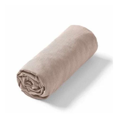 Am.Pm - Drap-Housse Enfant Lin Lavé, Elina - Rose