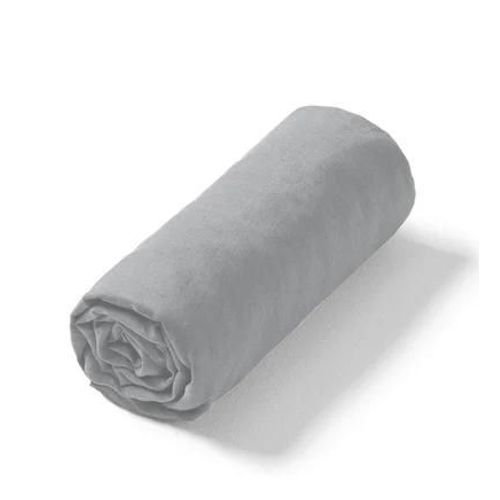 Am.Pm - Drap-Housse Enfant Lin Lavé, Elina - Gris