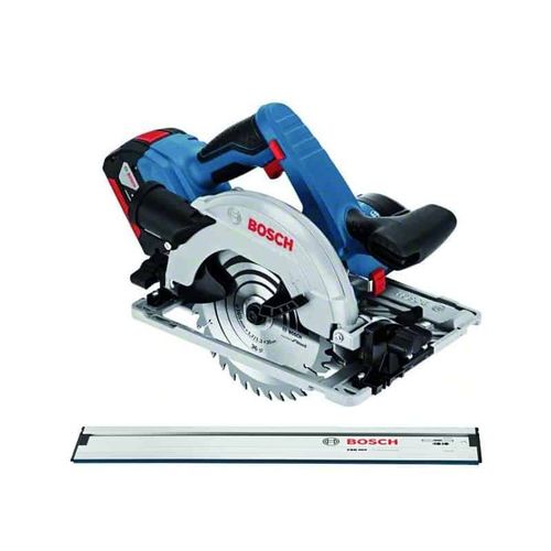 BOSCH Scie circulaire 18V 5Ah - GKS18V57G + rail - 0615990M90