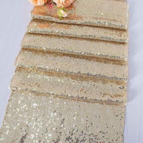 Chemin De Table Paillettes Ou Rose Pour Mariage/Dcoration D'vnements 30 X 180cm (Ou Clair, 1)