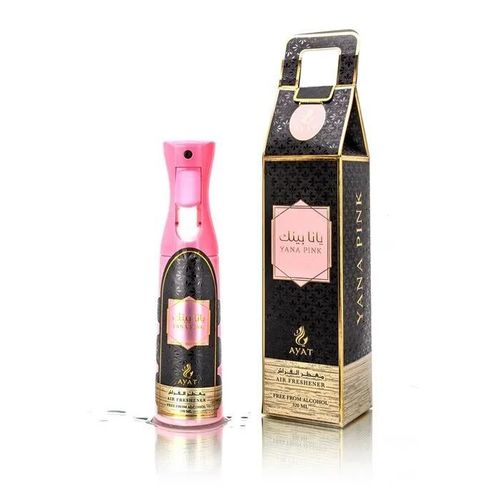 Désodorisant D?Intérieur Yana Pink 320 Ml ? Ayat Perfumes ? Bois De Santal, Ambre Et Vanille