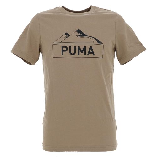 Tee Shirt Manches Courtes Puma M Openroad Graf Tee Beige