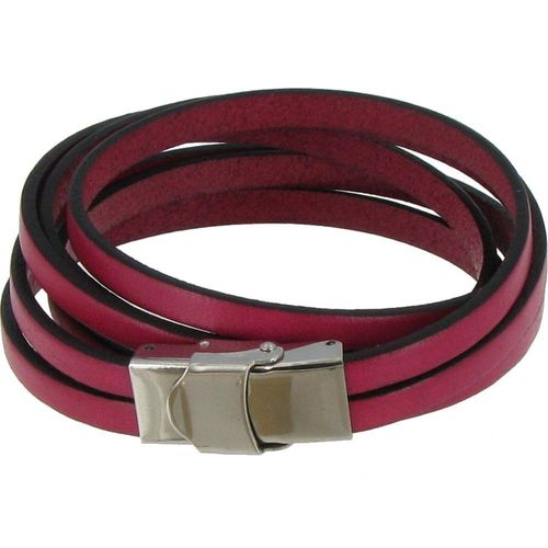 Les Poulettes Bijoux - Bracelet Cuir Et Fermoir Acier Inoxydable - Colors