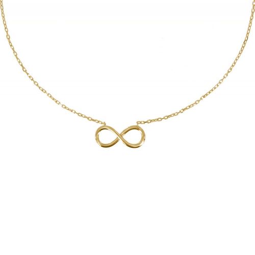 Les Poulettes Bijoux - Collier Infini Plaqué Or