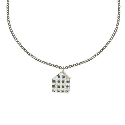 Les Poulettes Bijoux - Collier Sweet Home Verre Et Laiton - Classics