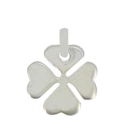 Les Poulettes Bijoux - Pendentif Argent Petit Trèfle Quatre Feuilles