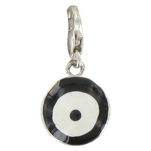 Les Poulettes Bijoux - Charms Argent 925 Cible Emaillée - Classics