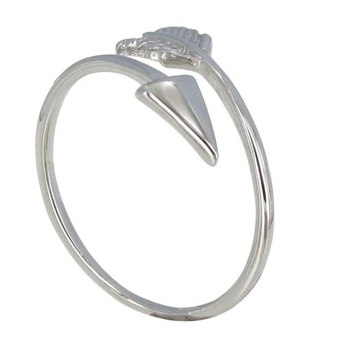 Les Poulettes Bijoux - Bague Argent Flèche
