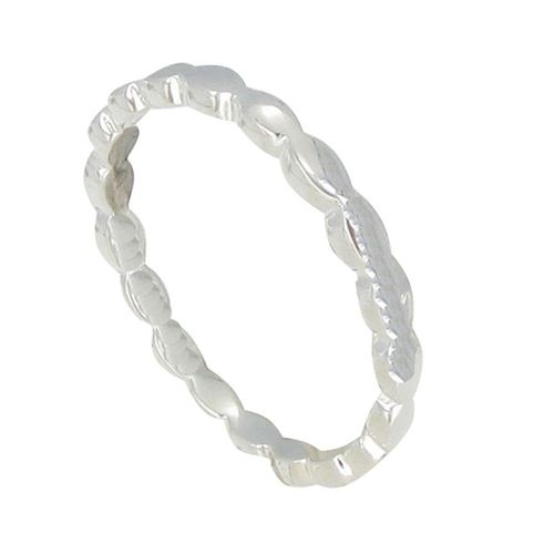 Les Poulettes Bijoux - Bague Argent Anneau D'amandes