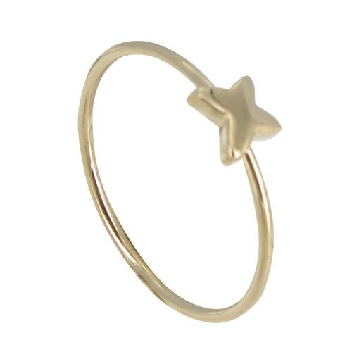 Les Poulettes Bijoux - Bague Plaqué Or Mini Papillon