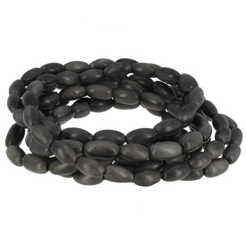 Les Poulettes Bijoux - Collier Ou Bracelet Elastique Graines De Tagua - Classics