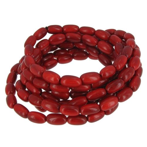 Les Poulettes Bijoux - Collier Ou Bracelet Elastique Graines De Tagua - Classics