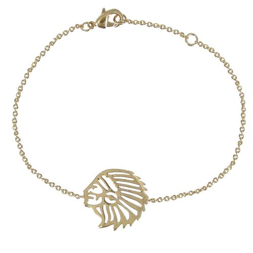 Les Poulettes Bijoux - Bracelet Indien Plaqué Or