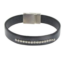 Les Poulettes Bijoux - Bracelet Cuir Et Barrette De Strass - Classics