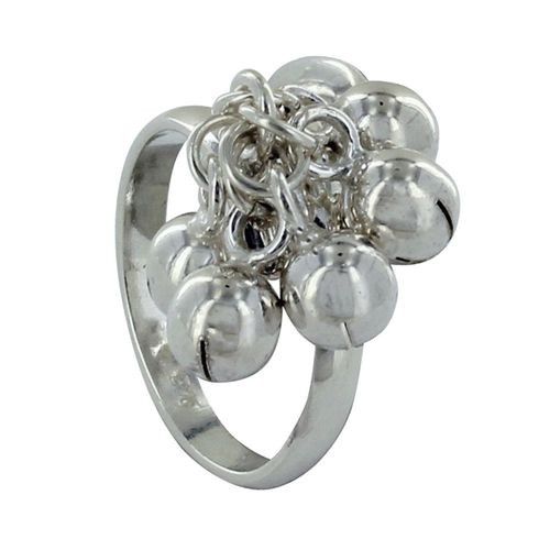 Les Poulettes Bijoux - Bague Argent Grelots