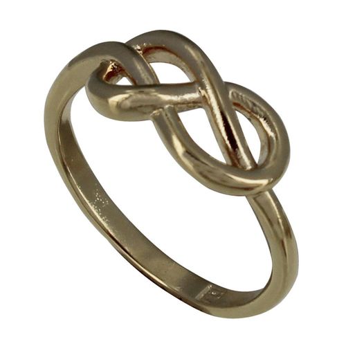 Les Poulettes Bijoux - Bague Plaqué Or Noeud Marin