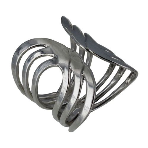 Les Poulettes Bijoux - Bague Argent Eventail
