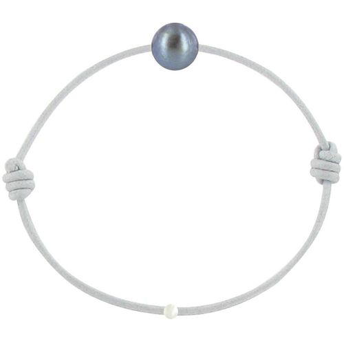 Les Poulettes Bijoux - Bracelet La Perle De Culture Noire Des Poulettes - Classics
