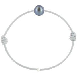 Les Poulettes Bijoux - Bracelet La Perle De Culture Noire Des Poulettes - Classics