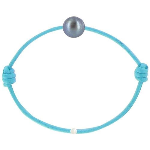Les Poulettes Bijoux - Bracelet La Perle De Culture Noire Des Poulettes - Classics