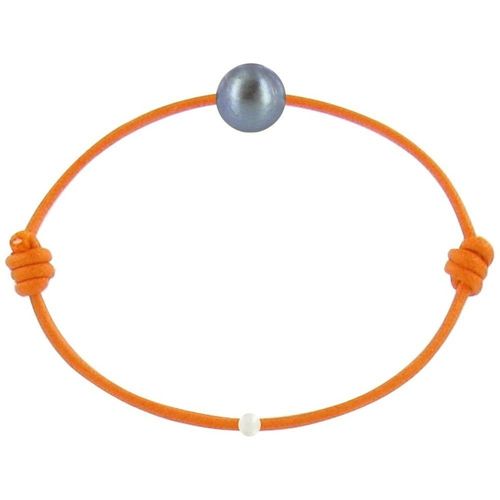 Les Poulettes Bijoux - Bracelet La Perle De Culture Noire Des Poulettes - Classics