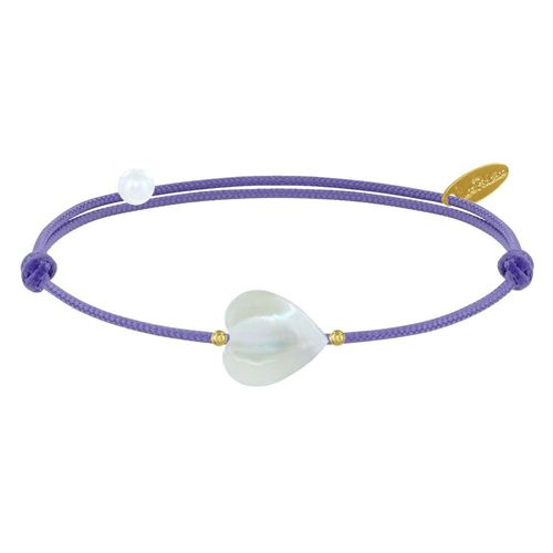 Les Poulettes Bijoux - Bracelet Petit Coeur De Nacre - Classics