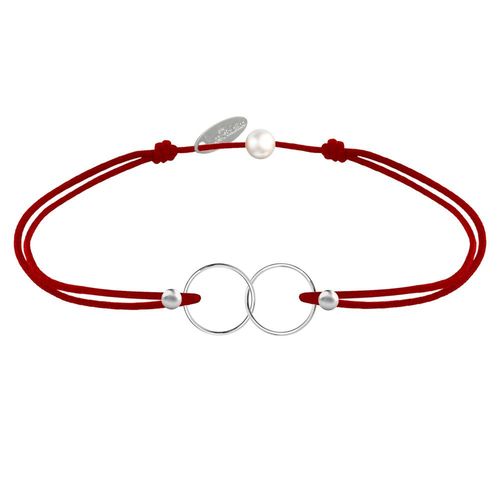 Les Poulettes Bijoux - Bracelet Lien Argent Anneaux Toi Et Moi - Classics