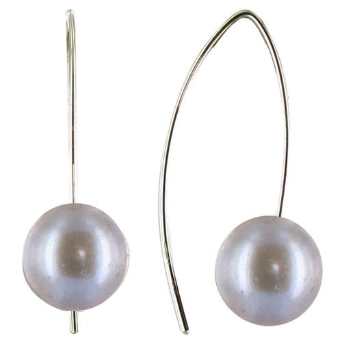 Les Poulettes Bijoux - Boucles D'oreilles Perle De Culture 11 Mm Courtes - Classics