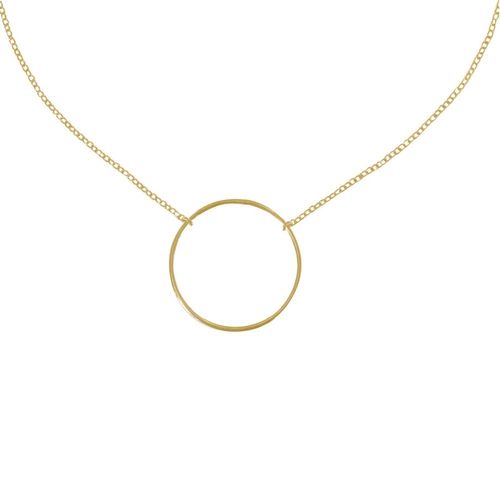 Les Poulettes Bijoux - Collier Plaqué Or Cercle