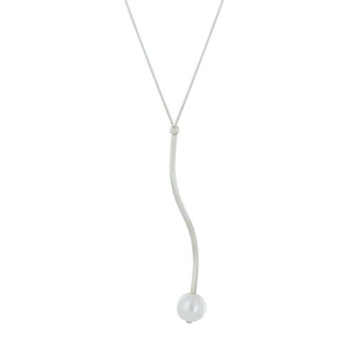 Les Poulettes Bijoux - Collier Sautoir Argent Et Perle De Culture - Classics