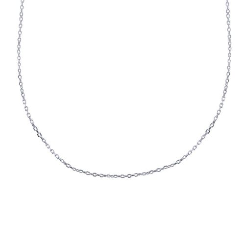 Les Poulettes Bijoux - Chaine En Argent 925/1000 Maille Forçat 1mm