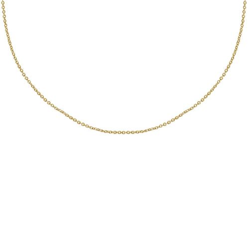 Les Poulettes Bijoux - Chaine En Plaqué Or 1mm Maille Ronde 3 Tailles
