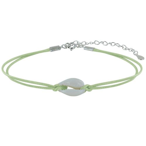 Les Poulettes Bijoux - Bracelet Lien Coquillage Cauris