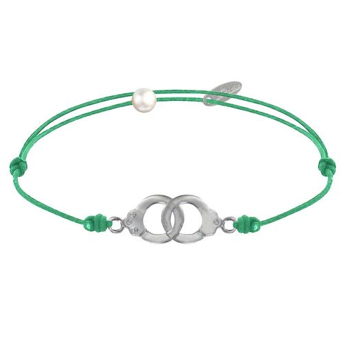 Les Poulettes Bijoux - Bracelet Lien En Argent 925 Petites Menottes