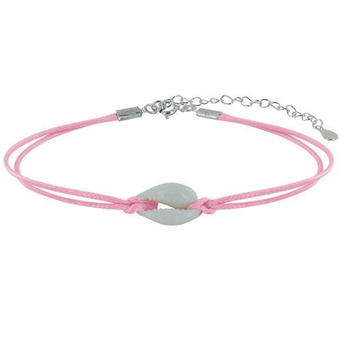 Les Poulettes Bijoux - Bracelet Lien Coquillage Cauris