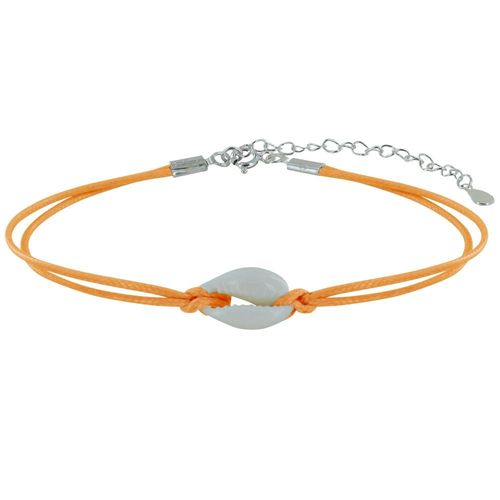 Les Poulettes Bijoux - Bracelet Lien Coquillage Cauris
