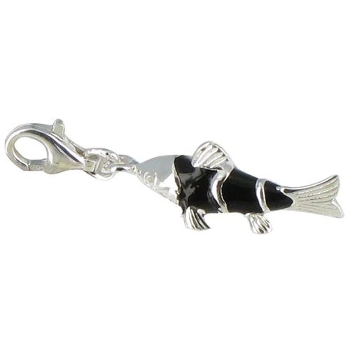 Les Poulettes Bijoux - Charms Argent Truite Émaillée - Classics