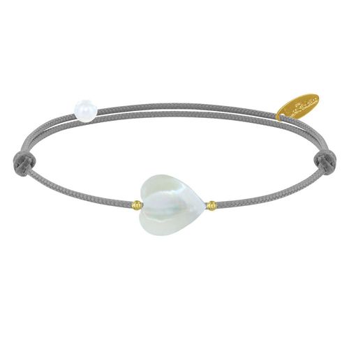 Les Poulettes Bijoux - Bracelet Petit Coeur De Nacre - Classics
