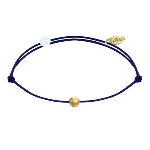 Les Poulettes Bijoux - Bracelet Lien Petite Perle Plaqué Or - Classics