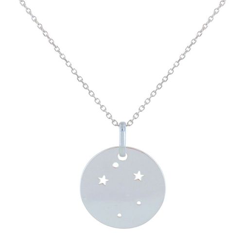 Les Poulettes Bijoux - Collier En Argent Zodiaque Constellation Balance
