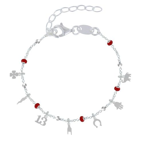 Les Poulettes Bijoux - Bracelet Argent Chance