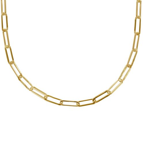 Les Poulettes Bijoux - Collier Plaqué Or Mailles Cheval