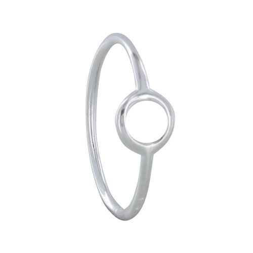 Les Poulettes Bijoux - Bague Argent Petit Cercle