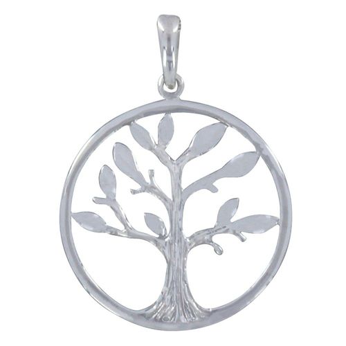 Les Poulettes Bijoux - Pendentif En Argent Arbre De La Vie