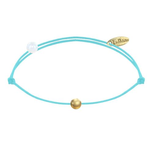 Les Poulettes Bijoux - Bracelet Lien Petite Perle Plaqué Or - Classics