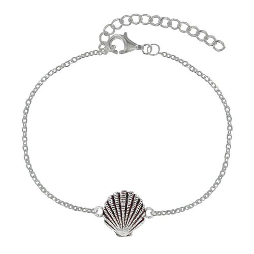 Les Poulettes Bijoux - Bracelet Argent Coquille Saint Jacques