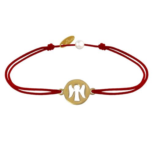 Les Poulettes Bijoux - Bracelet Lien Mon Ange Plaqué Or
